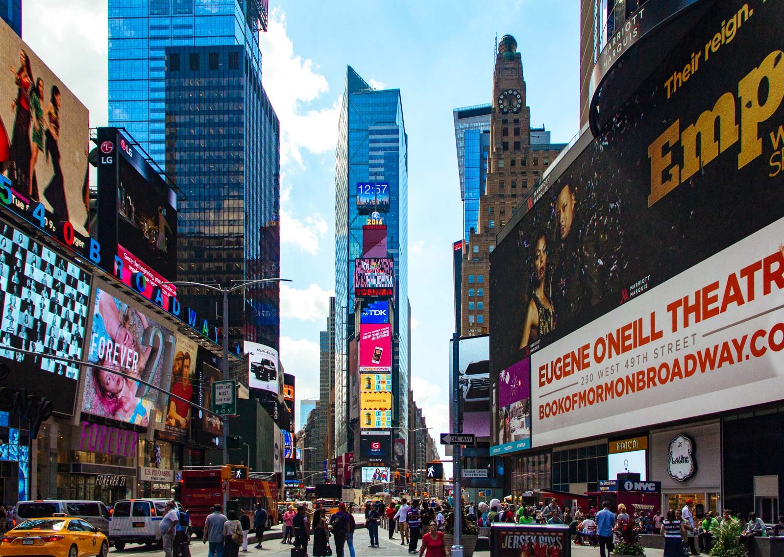 time square billboards